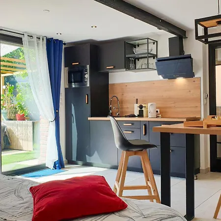 Gary Suite - Studio Cosy, Spa Et Jardin Privatif A 4 Min De Cambrai Awoingt Exterior photo