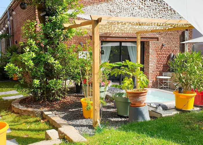 Gary Suite - Studio Cosy, Spa Et Jardin Privatif A 4 Min De Cambrai