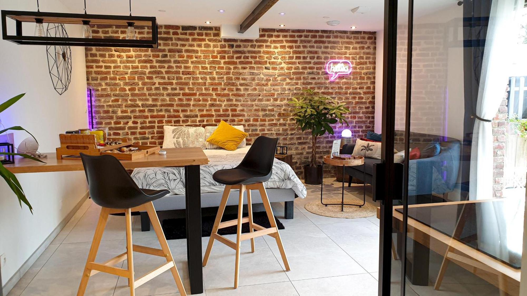Appartement Gary - Cosy, Et Jardin Privatif A 4 Min De Cambrai Awoingt